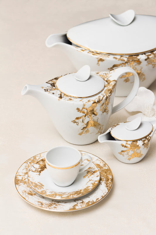 Belle Epoque Tea Cup + Saucer (Set of 4)