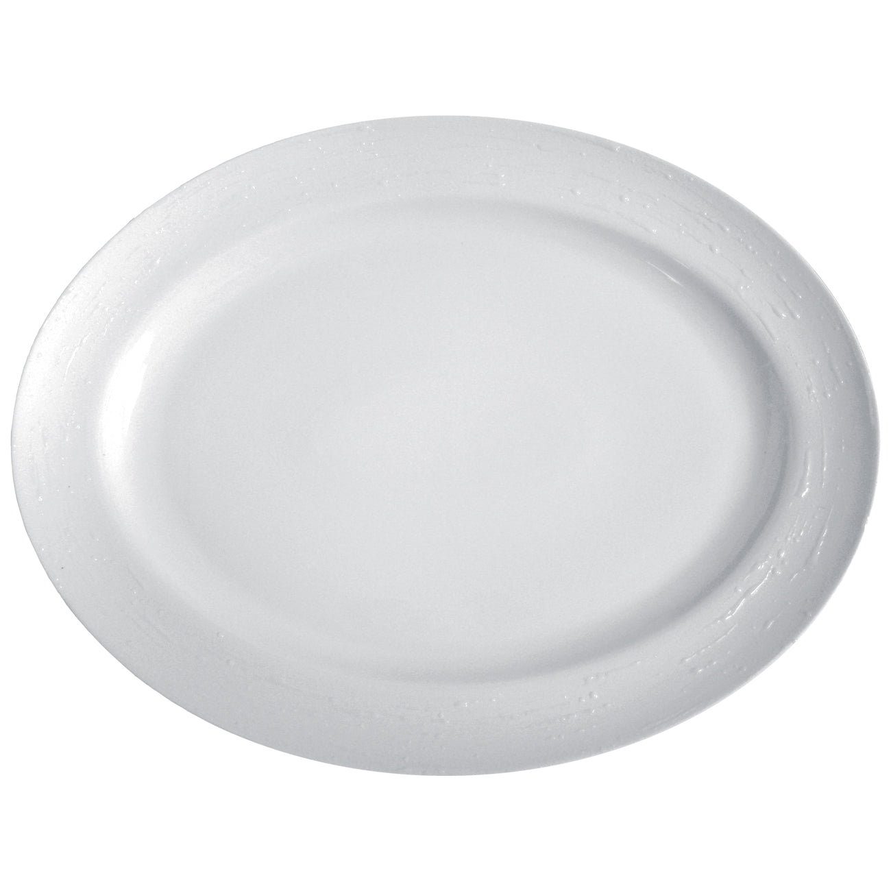 White Tears Large Oval Platter 39cm