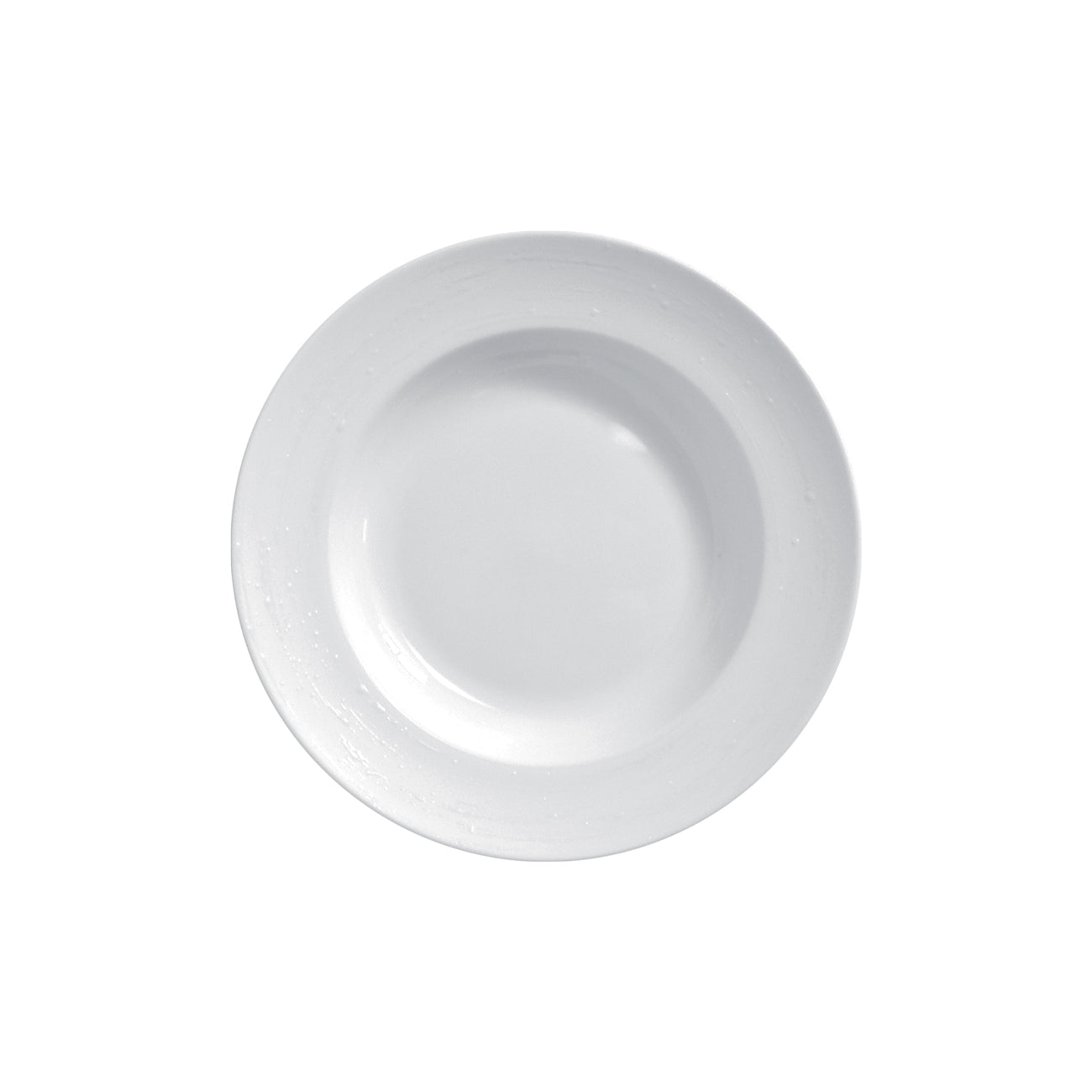 White Tears Rimmed Soup Plate (Set of 4)