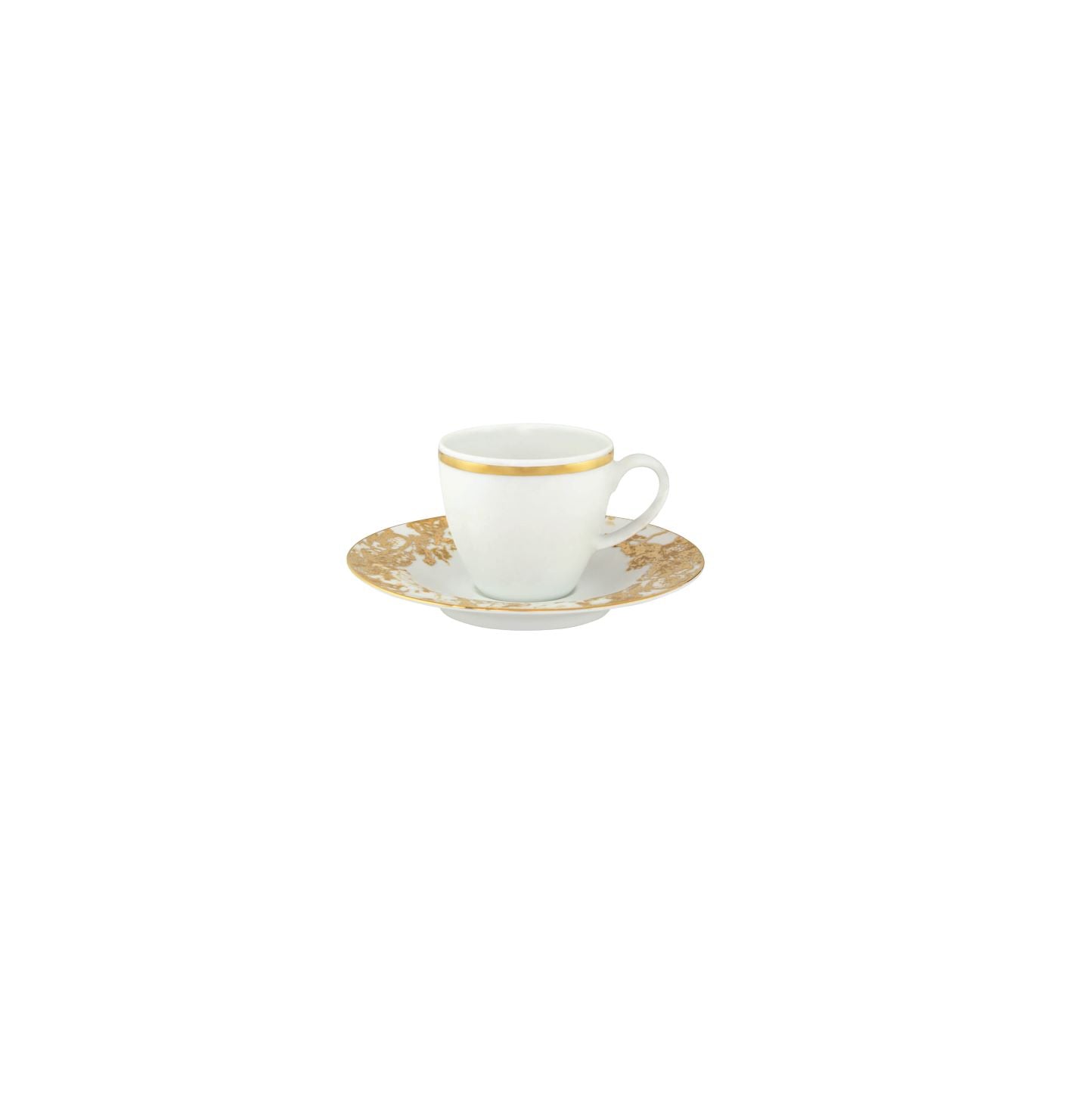 gold porcelain espresso cup