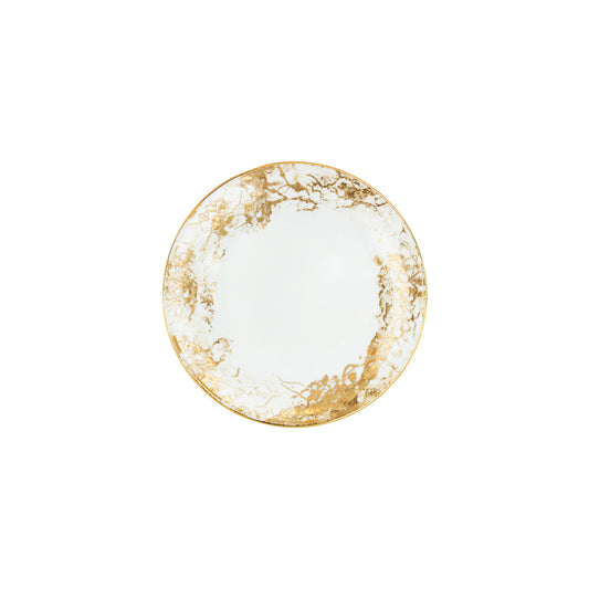 gold porcelain dinner plate