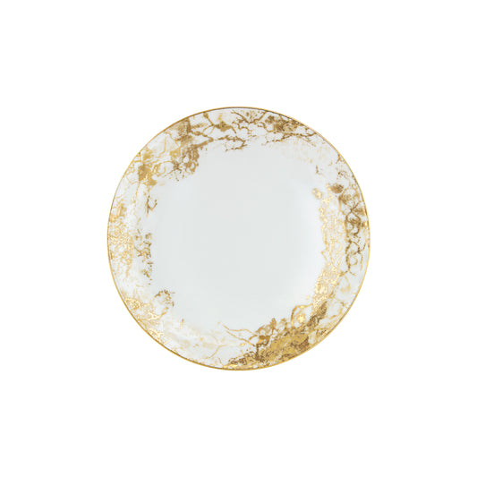 Gold porcelain dinner plate