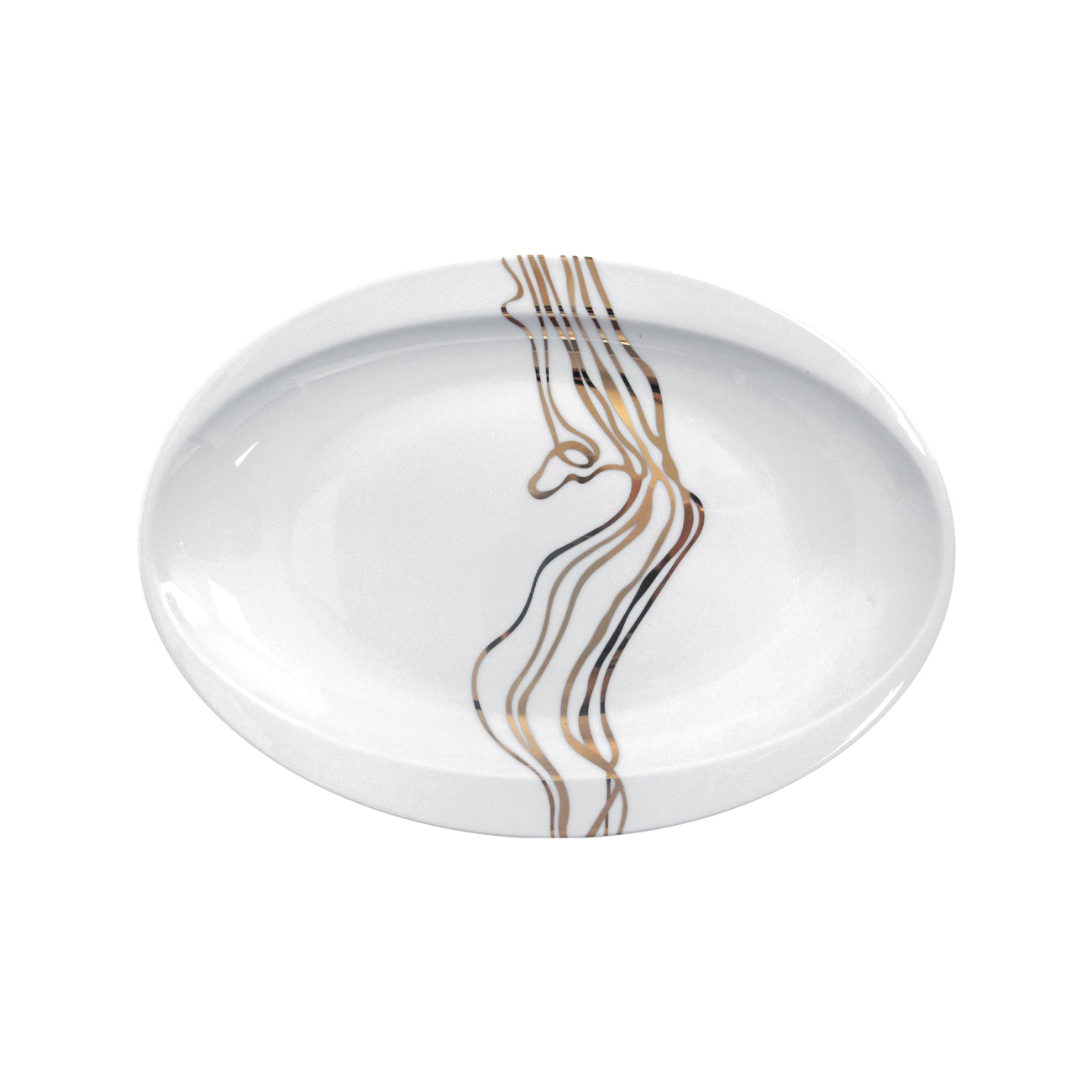 Fiume D'Oro Small Oval Platter - RENTAL