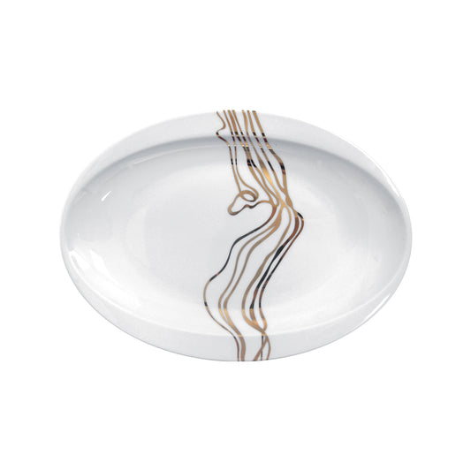 Fiume D'Oro Small Oval Platter
