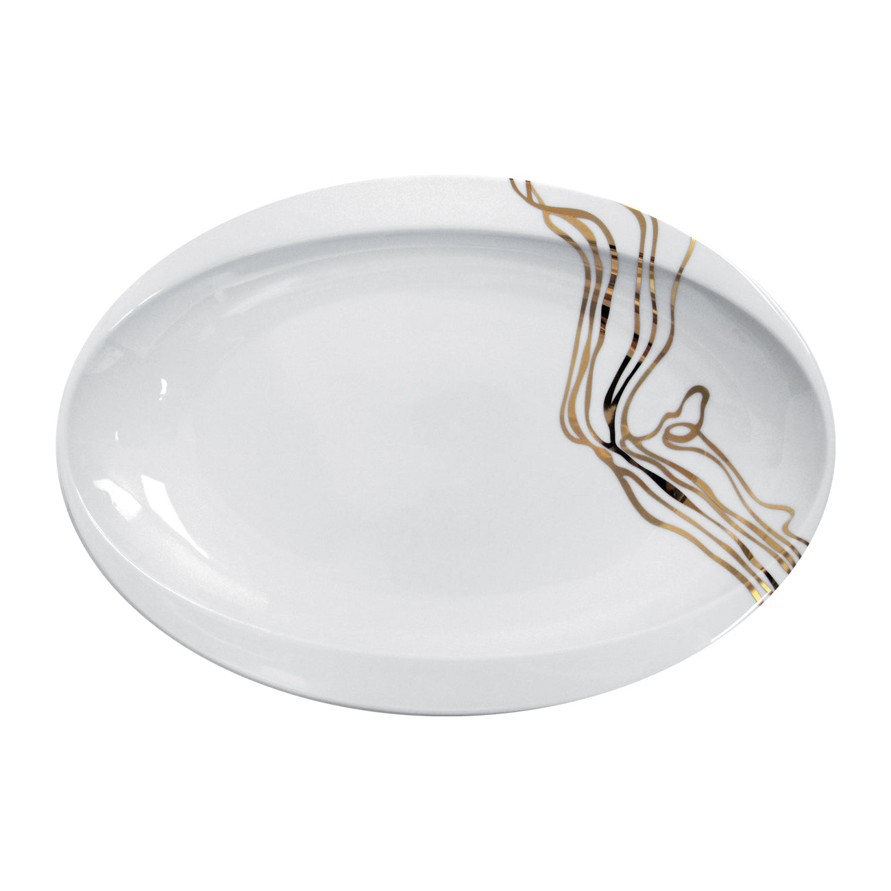 Fiume D'Oro Medium Oval Platter - RENTAL