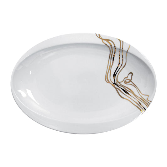 Fiume D'Oro Medium Oval Platter