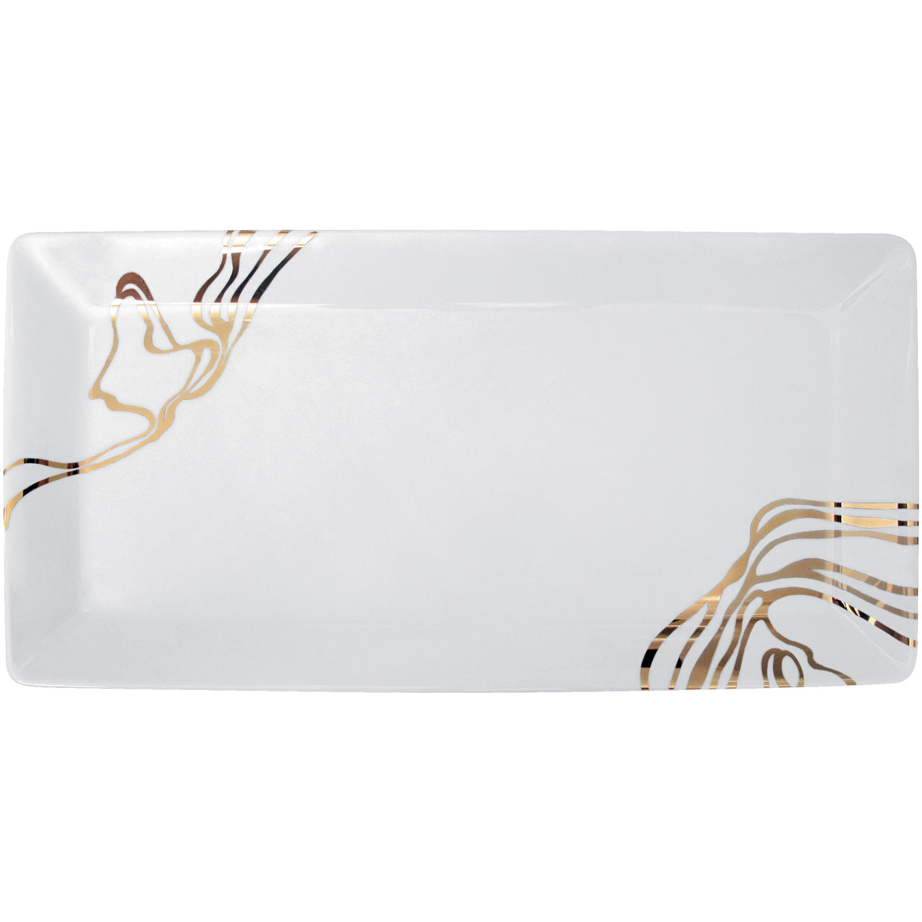 Fiume D'Oro Rectangular Tray - RENTAL
