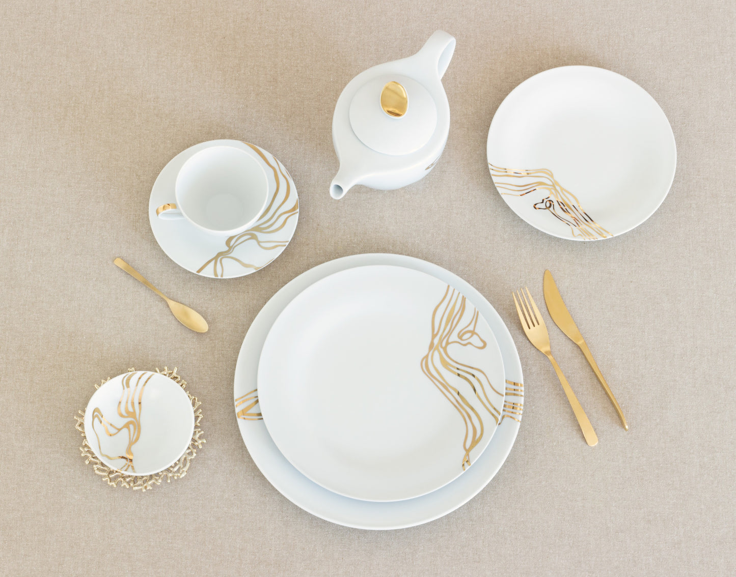 Fiume D'Oro Bread/Butter Plate - RENTAL