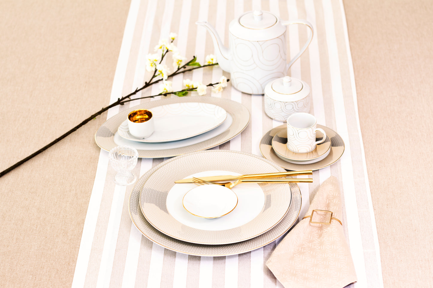 Infinity Espresso Cup + Saucer (Set of 4)