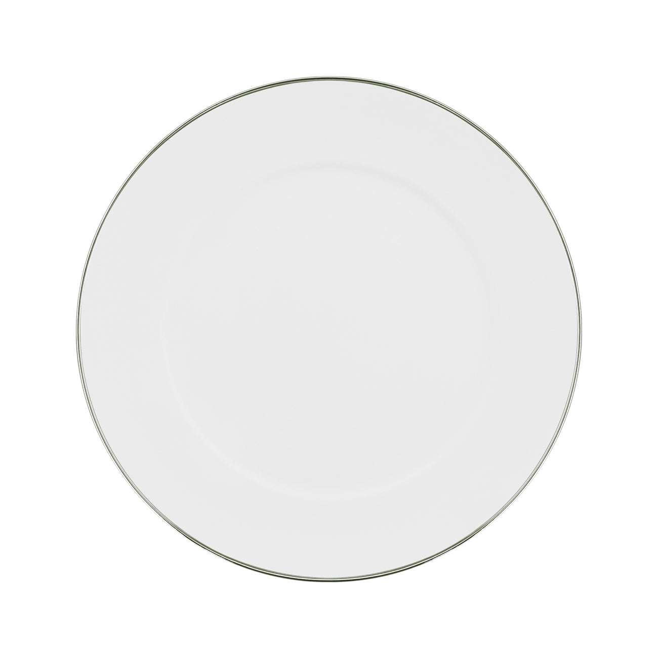 Platinum Rimmed Charger Plate