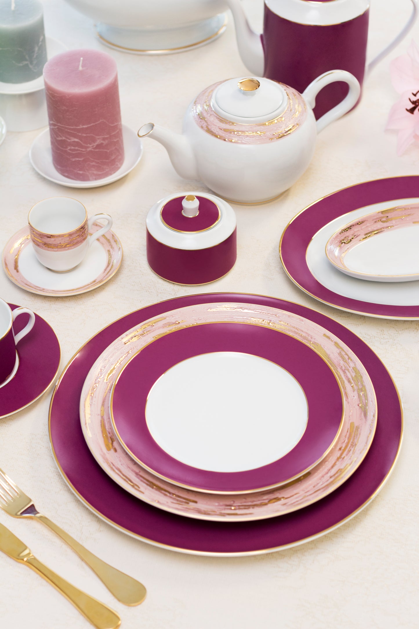 Violet Dinner Plate (Set of 4)