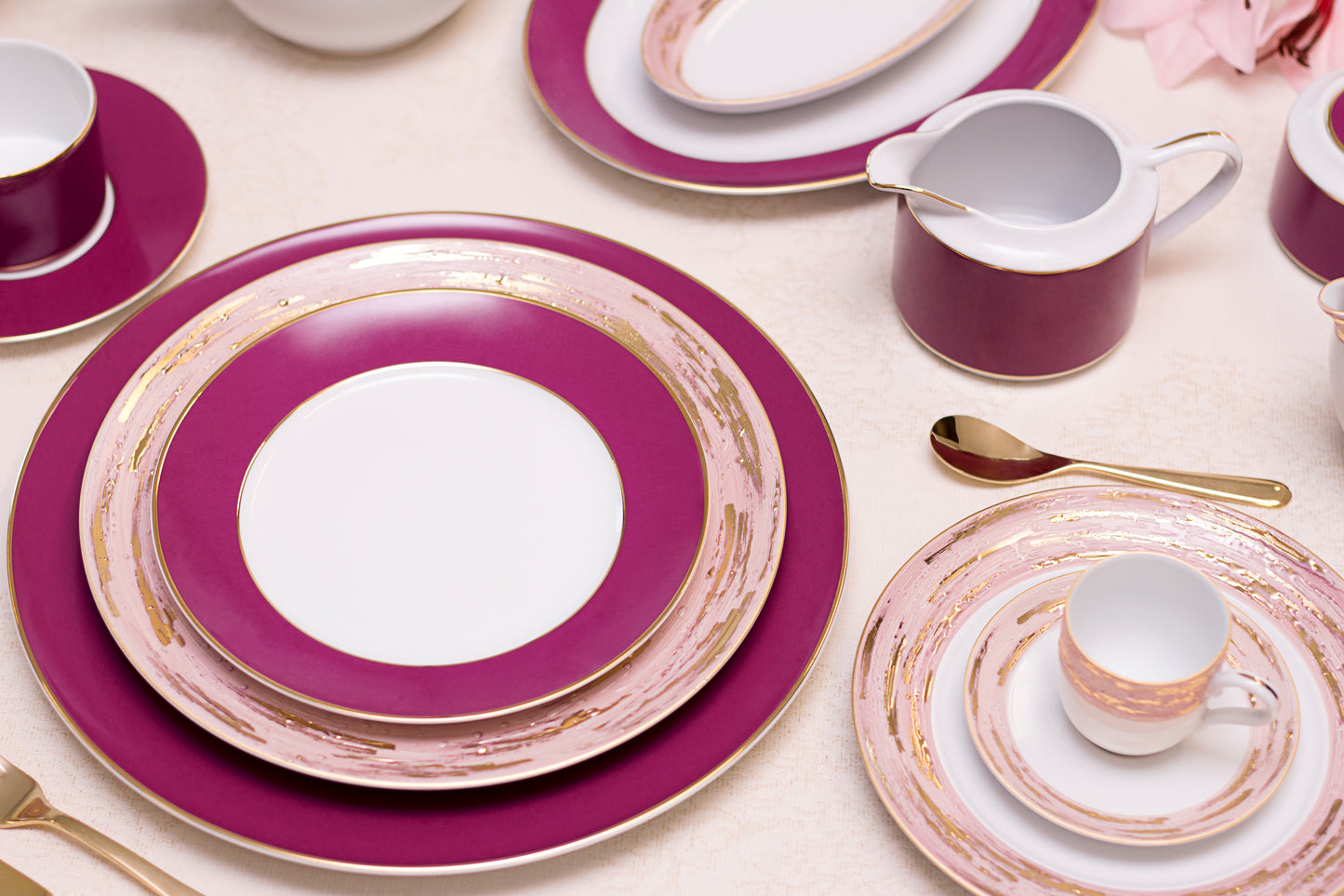 Violet Bread/Butter Plate (Set of 4)
