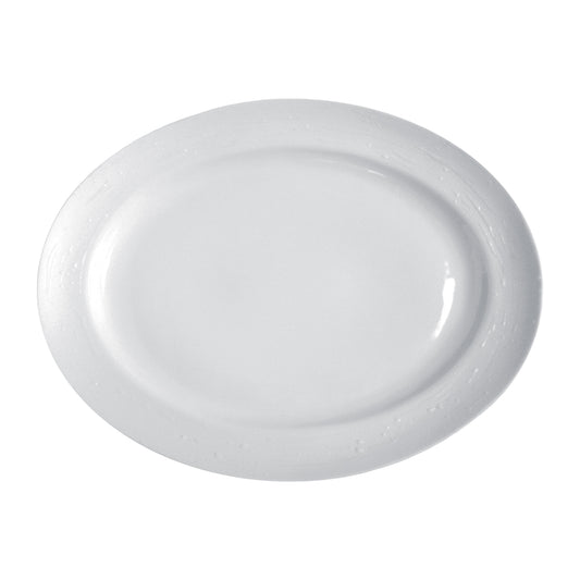 White Tears Medium Oval Platter 35cm