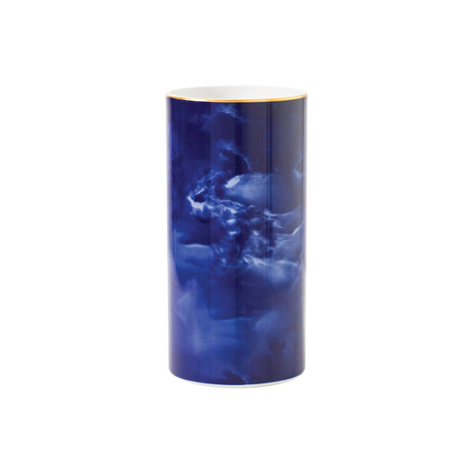 blue malachite porcelain vase for flowers