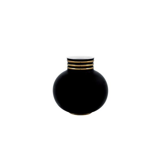 Arienne Black Accent Vase