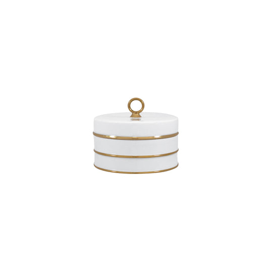 Arienne White Accent Box