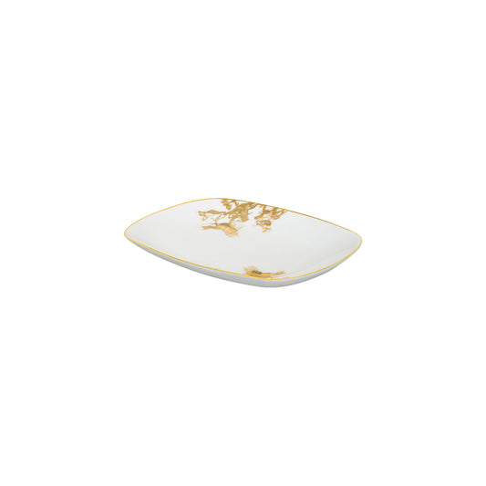 gold porcelain tray dish