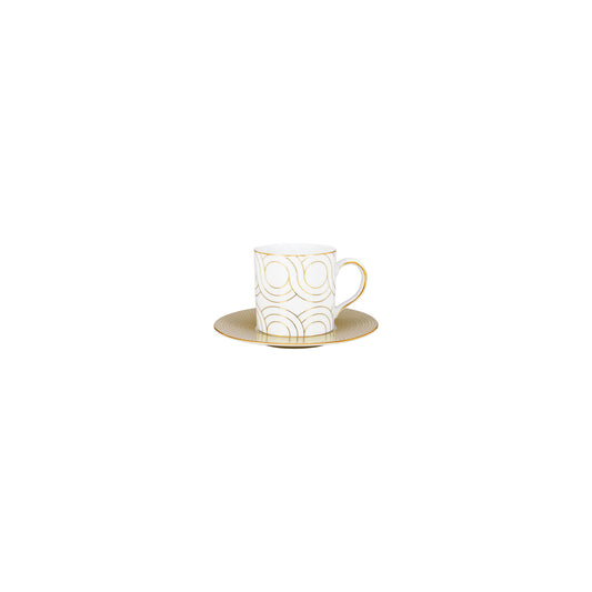 Infinity Espresso Cup + Saucer (Set of 4)